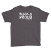 black and proud Youth Tee