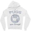 pugs not drugs Zipper Hoodie
