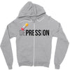 Depression Zipper Hoodie