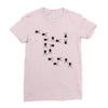 crepy crawly spiders Ladies Fitted T-Shirt