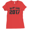 new dad Ladies Fitted T-Shirt