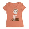 flood Women's Triblend Scoop T-shirt
