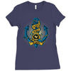 king of pirates anchor Ladies Fitted T-Shirt