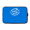baby inside sticker vinyl decal Laptop sleeve