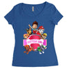 paw patrol birthday girl Women's Triblend Scoop T-shirt