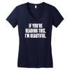 i'm beautiful Women's V-Neck T-Shirt