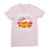 calcifer's bacon and eggs Ladies Fitted T-Shirt