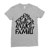 together we make a family Ladies Fitted T-Shirt