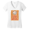 i'm smiling because i have no idea what's going on Women's V-Neck T-Shirt