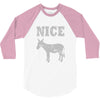 nice ass 3/4 Sleeve Shirt