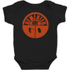 demented are go band logo screen printed Baby Bodysuit