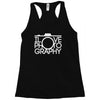 i love photography best trending Racerback Tank