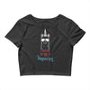 i choose to be a unicorn 2 Crop Top