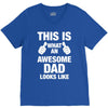 this is what an awesome dad looks like V-Neck Tee