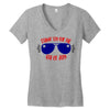 stayin' fly for the 4th of july Women's V-Neck T-Shirt