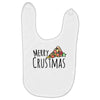 merry crustmas christmas pizza Baby Bibs