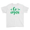 go vegan Youth Tee