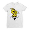 mind your own beeswax Ladies Fitted T-Shirt