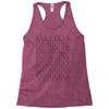 fuck you pin stripe line Racerback Tank