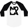 love nola new orleans american jazz blues music t shirt 3/4 Sleeve Shirt
