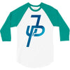 jake paul blue 3/4 Sleeve Shirt
