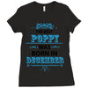 The Best Poppy Was Born In December Ladies Fitted T-Shirt
