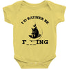 i'd rather be fishing Baby Bodysuit