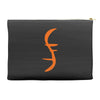 helix of heroes funny retro sci fi superhero symbol cool logo Accessory Pouches