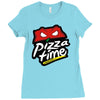 pizza time Ladies Fitted T-Shirt
