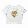 eryctriceps limited edition gold Crop Top