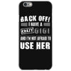 back off i have a crazy gigi and i'm not afraid to user her iPhone 6/6s Case