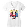 harley quinn Women's V-Neck T-Shirt