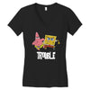Trouble Women's V-Neck T-Shirt