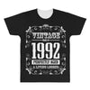 vintage made in 1992 perfectly aged a living legend All Over Men's T-shirt