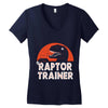 raptor trainer Women's V-Neck T-Shirt
