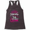 Celebrating With the 7th Birthday Queen Racerback Tank