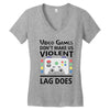 i love video games Women's V-Neck T-Shirt