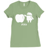 android i fix it Ladies Fitted T-Shirt