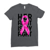 her fight is my fight Ladies Fitted T-Shirt