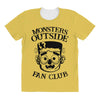 monsters outside fan club back All Over Women's T-shirt