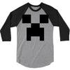creeper face 3/4 Sleeve Shirt