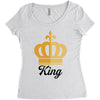 king Women's Triblend Scoop T-shirt