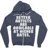 freelance artist advertising Zipper Hoodie