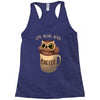 owl coffee Racerback Tank