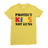 protect kids not guns Ladies Fitted T-Shirt