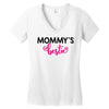mommy's bestie Women's V-Neck T-Shirt