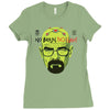 no brain no gain Ladies Fitted T-Shirt
