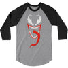 monster face 3/4 Sleeve Shirt