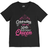 Celebrating With The 70th Birthday Queen V-Neck Tee