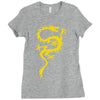 chinese dragon cool oriental asian kung fu Ladies Fitted T-Shirt